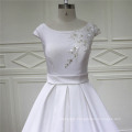 Wedding Dress Satin Wedding Grown   Embroidery Beading Bridal Dress